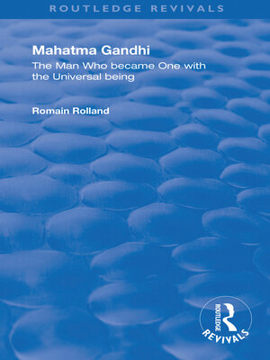 cover image of Mahatma Gandhi
